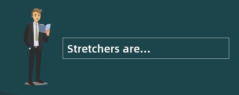 Stretchers are fitted in lifeboats to pr