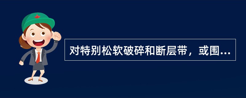 对特别松软破碎和断层带，或围岩稳定性差，受爆破震动较大的巷道，宜选用______