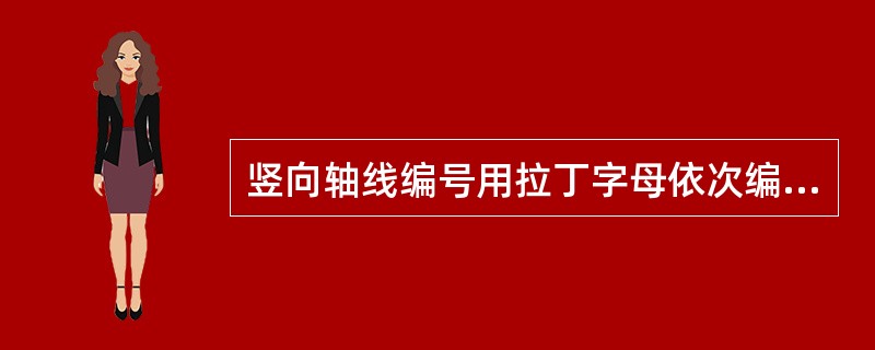 竖向轴线编号用拉丁字母依次编号，但（）不得用作轴线编号。