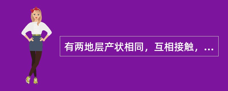 有两地层产状相同，互相接触，但其时代不连续，这种地质现象应称为（）。