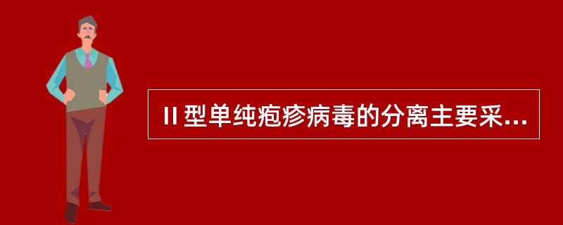 Ⅱ型单纯疱疹病毒的分离主要采集（）。