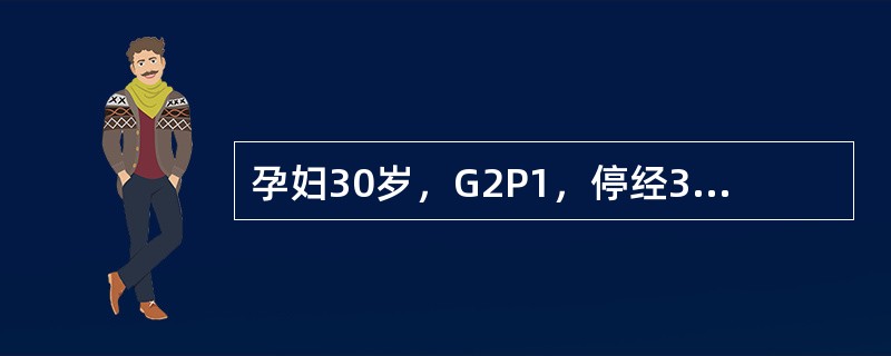 孕妇30岁，G2P1，停经30周，自述阴道流液24小时，未行任何处理入院，入院时