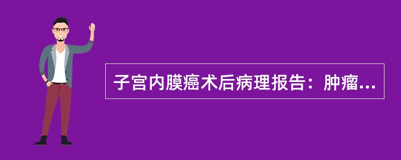 子宫内膜癌术后病理报告：肿瘤侵犯宫颈内膜间质，FIG02009分期为（）