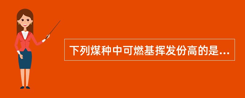 下列煤种中可燃基挥发份高的是（）。