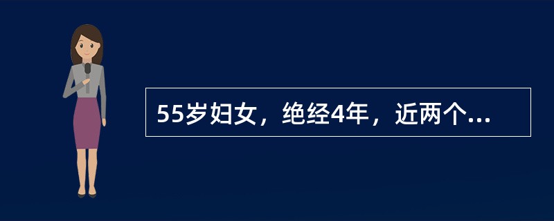 55岁妇女，绝经4年，近两个月出现少量阴道流血。查子宫稍大稍软本例最恰当的处理方