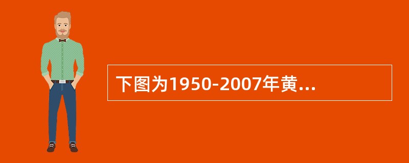 下图为1950-2007年黄河人海口附近的利津水文站径流量与输沙量变化图。读图推
