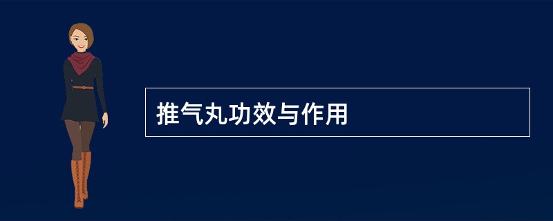 推气丸功效与作用