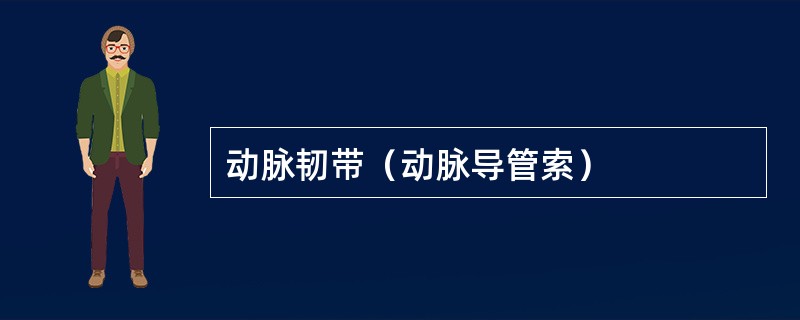 动脉韧带（动脉导管索）