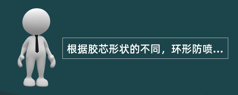 根据胶芯形状的不同，环形防喷器分为哪几种？