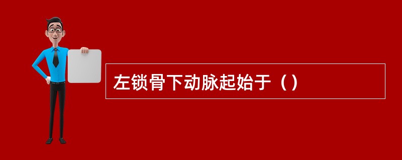左锁骨下动脉起始于（）