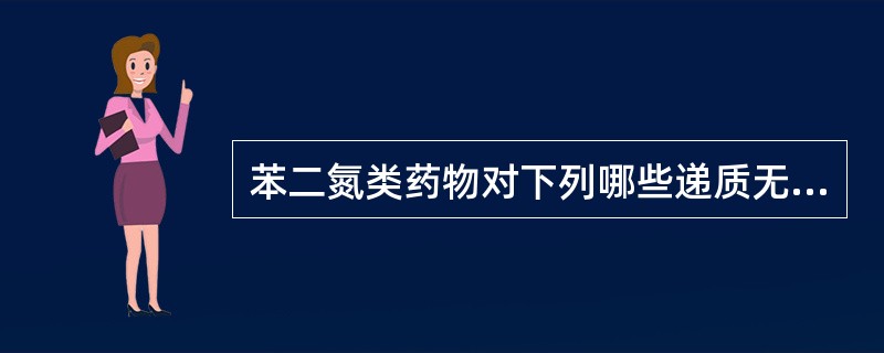 苯二氮类药物对下列哪些递质无明显影响（）。