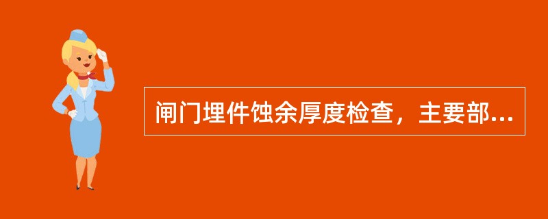 闸门埋件蚀余厚度检查，主要部位是（）、门楣、底坎、止水座板等埋件。