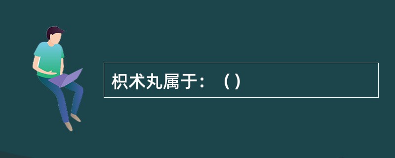 枳术丸属于：（）