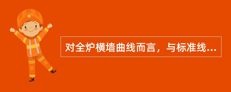 对全炉横墙曲线而言，与标准线相差℃的火道为合格火道（）。