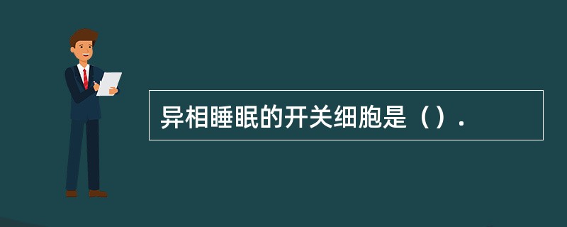 异相睡眠的开关细胞是（）.