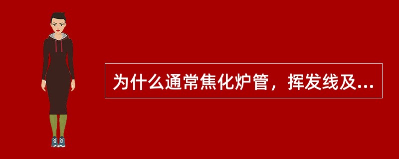 为什么通常焦化炉管，挥发线及转油线等烧焦用非净化风？