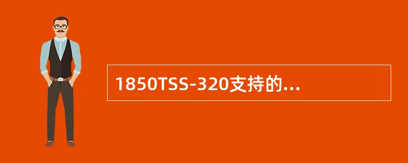 1850TSS-320支持的最大LSPOAM实例数为20K。