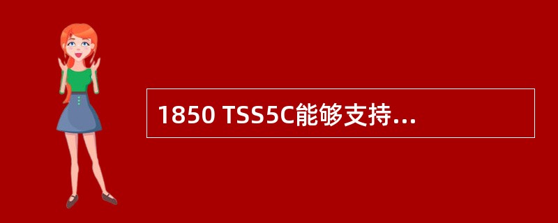 1850 TSS5C能够支持的业务类型有（）