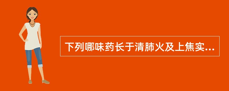 下列哪味药长于清肺火及上焦实热（）