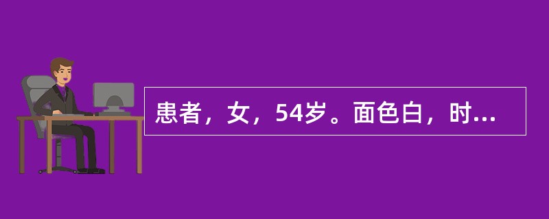 患者，女，54岁。面色白，时自汗出，恶风，经常患感冒，脉浮无力。常与黄芪配伍为佳
