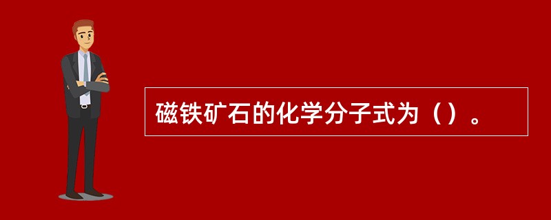 磁铁矿石的化学分子式为（）。