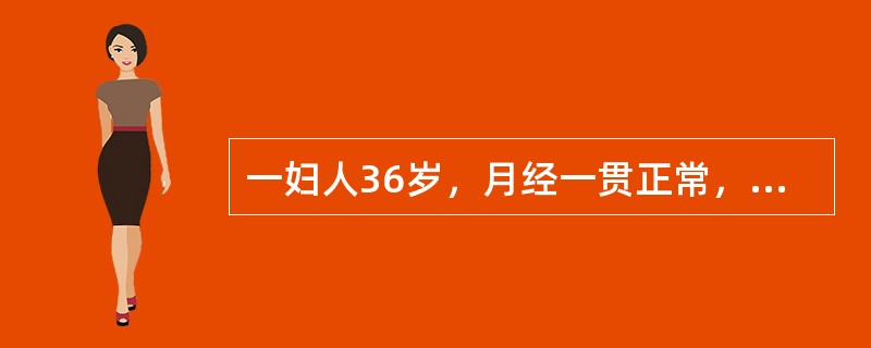 一妇人36岁，月经一贯正常，今经血非时而下，阴道大量出血，色深红，质稠，口干喜饮