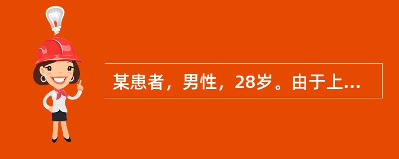 某患者，男性，28岁。由于上呼吸道感染，医生给其开具了大环内酯类抗菌药物，患者前