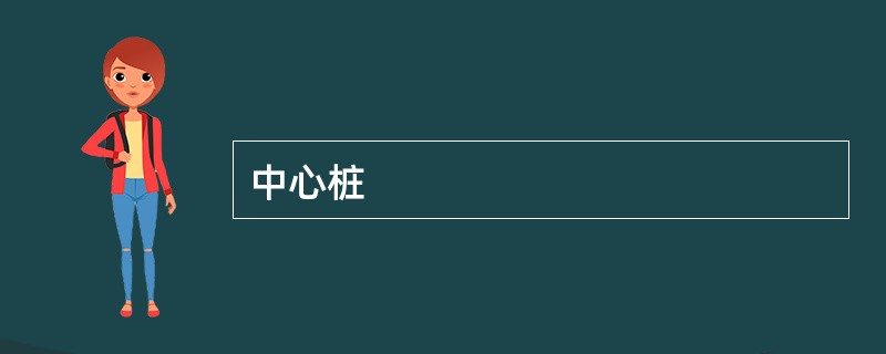 中心桩