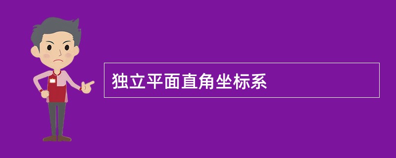 独立平面直角坐标系