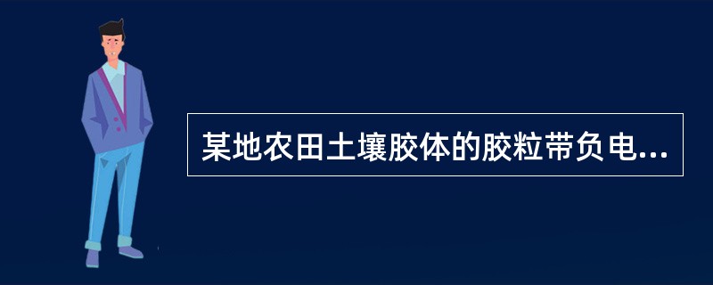 某地农田土壤胶体的胶粒带负电荷，若在该农田里施加含氮量相等的下列化肥，有效成分利