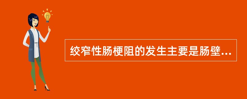 绞窄性肠梗阻的发生主要是肠壁血运发生障碍。