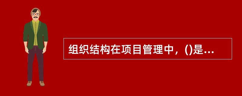 组织结构在项目管理中，()是一种较新型的组织结构模式。