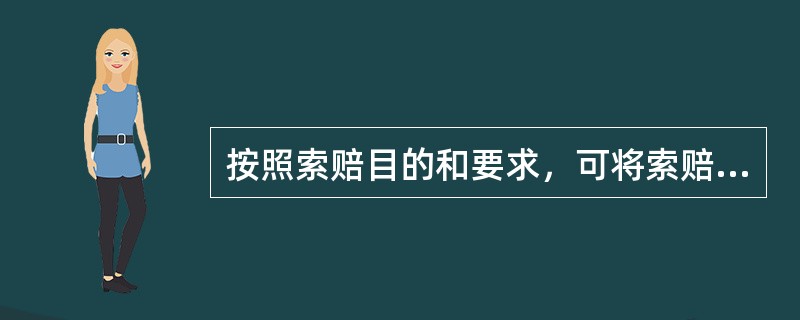 按照索赔目的和要求，可将索赔分为工期索赔和()。