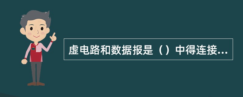 虚电路和数据报是（）中得连接方式，前者属于连接方式，后者属于非连接方式。