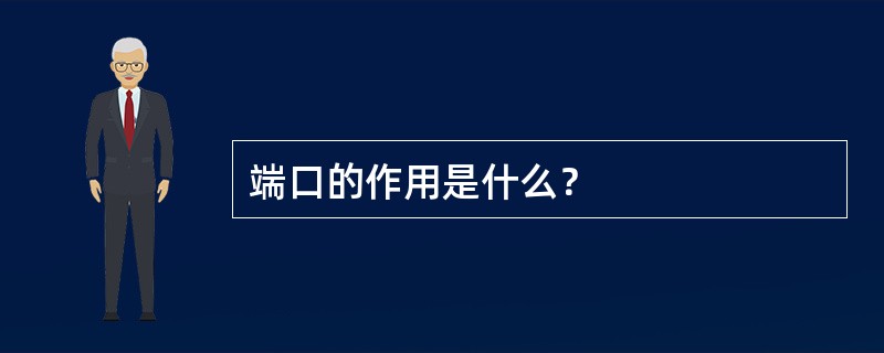 端口的作用是什么？