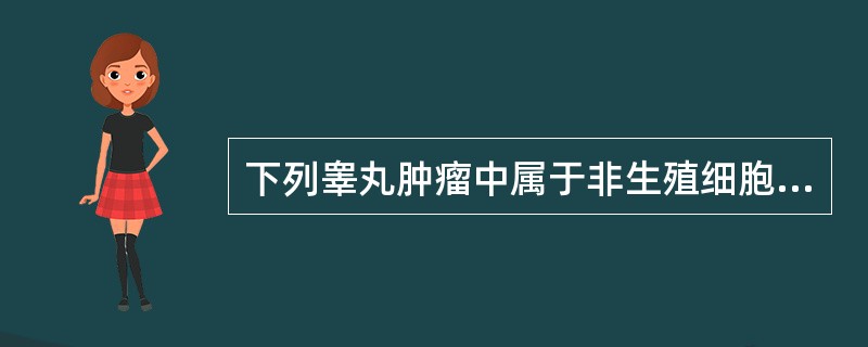 下列睾丸肿瘤中属于非生殖细胞肿瘤的是（）