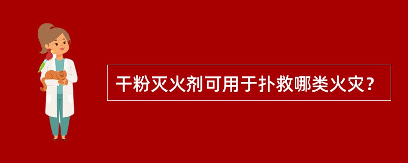 干粉灭火剂可用于扑救哪类火灾？