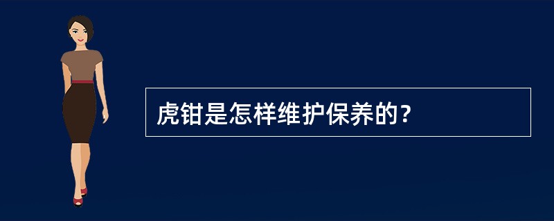 虎钳是怎样维护保养的？