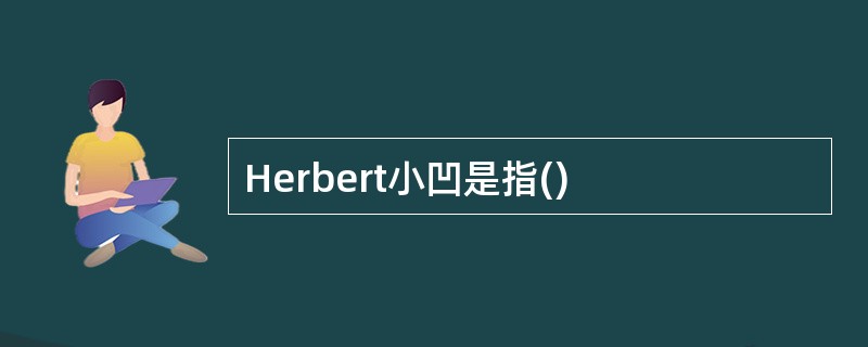 Herbert小凹是指()