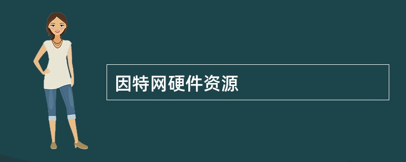 因特网硬件资源