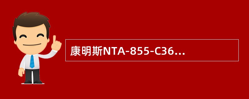 康明斯NTA-855-C360型发动机怠速不稳定的因素是（）。