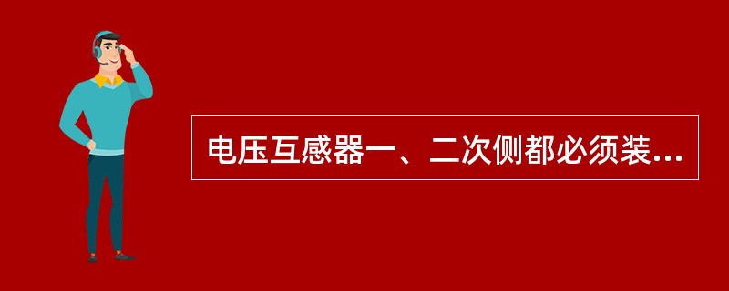 电压互感器一、二次侧都必须装设熔断器。（）