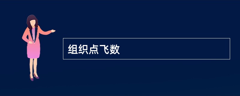 组织点飞数