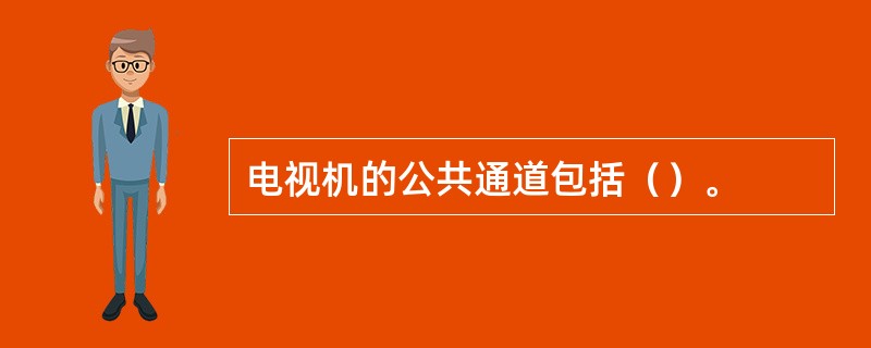 电视机的公共通道包括（）。