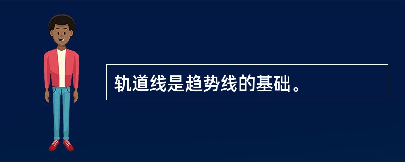 轨道线是趋势线的基础。