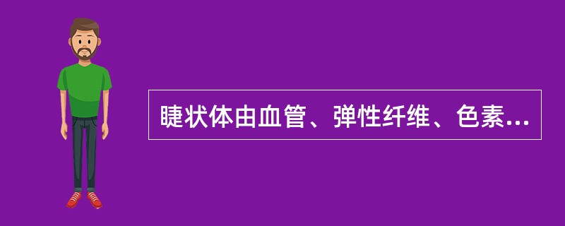 睫状体由血管、弹性纤维、色素上皮及（）等组织构成。