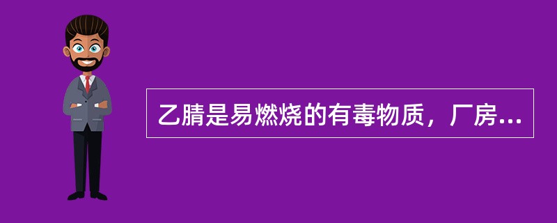 乙腈是易燃烧的有毒物质，厂房内允许浓度（）mg/m3，不能使乙腈进入口和眼睛，如