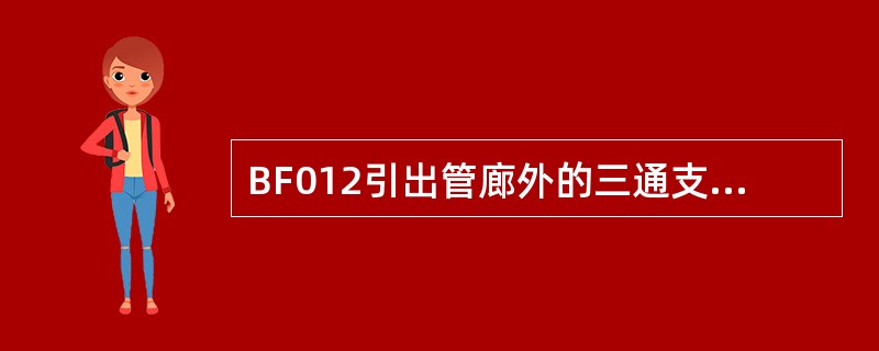 BF012引出管廊外的三通支管，宜在管廊吊装（）焊接支管。