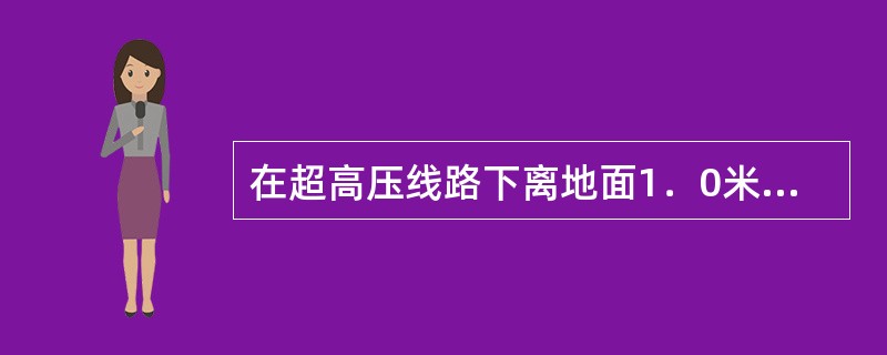 在超高压线路下离地面1．0米处的场强不大于（）kV／m时，对人体就没有危险了。