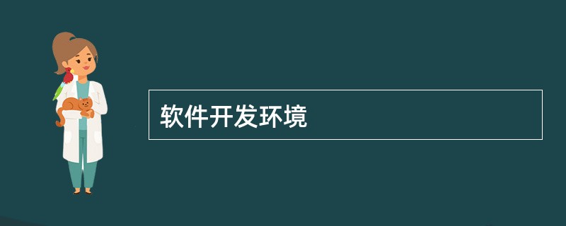 软件开发环境